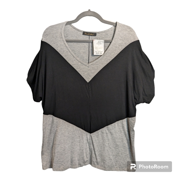 Candid Soul V Stripe Tee - Picture 1 of 7